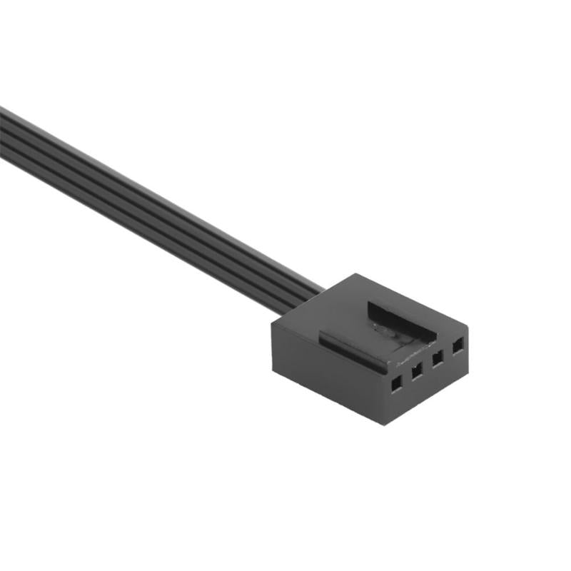 25cm Motherboard 4Pin Female to PWM Fan 4Pin Male Power Adapter Splitter Extension Cable Wire Cord Fan Cable High Quality - ebowsos