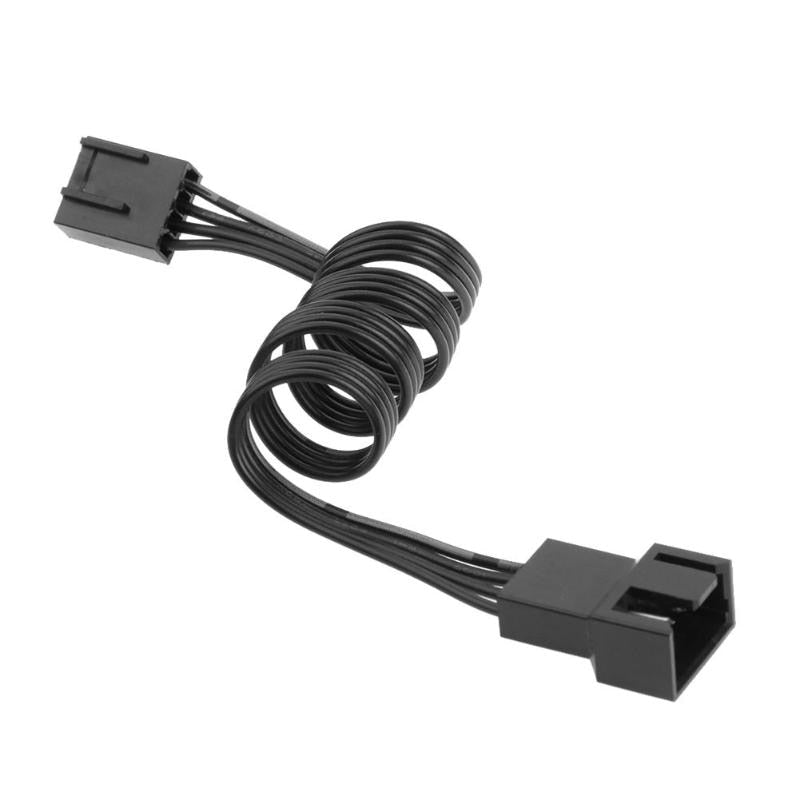 25cm Motherboard 4Pin Female to PWM Fan 4Pin Male Power Adapter Splitter Extension Cable Wire Cord Fan Cable High Quality - ebowsos