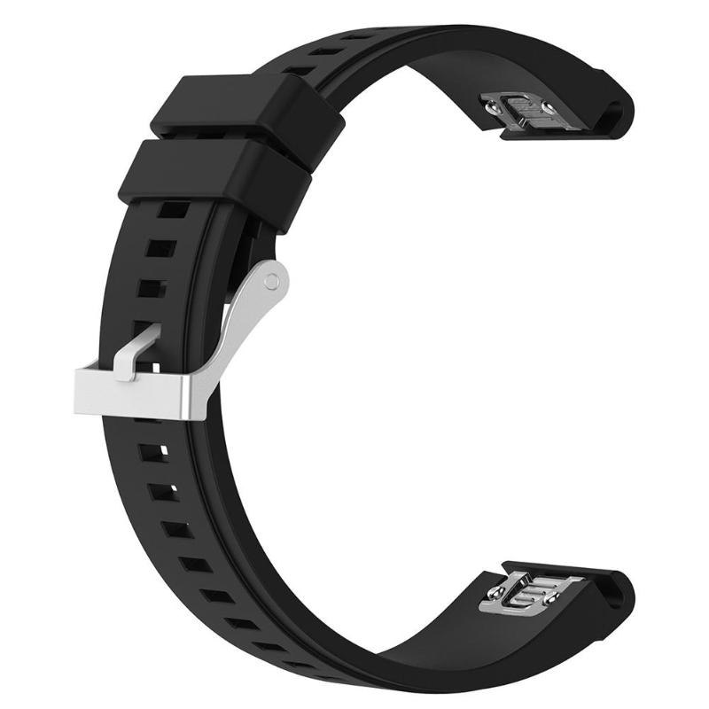 26mm Silicone Quick Release Strap Watch band for Garmin Descent Mk1 Fenix5X/3/3HR/fenix3 Sapphire/for D2 Bravo/quaitx3 - ebowsos