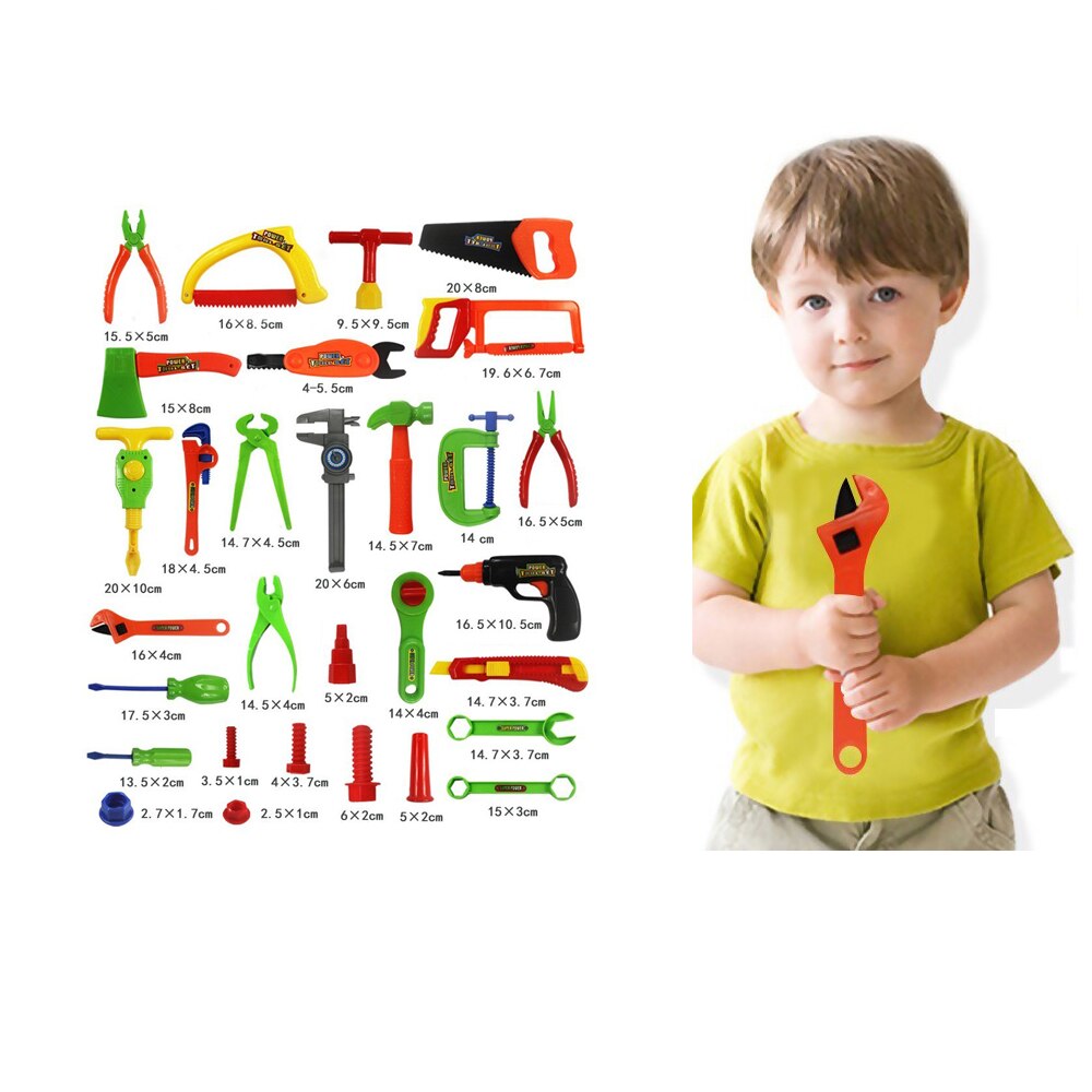 27/32 PCS/Set Garden Tool Toys For Children Repair Tools Pretend Play Kids Repair Set Repair Shop Toy-ebowsos