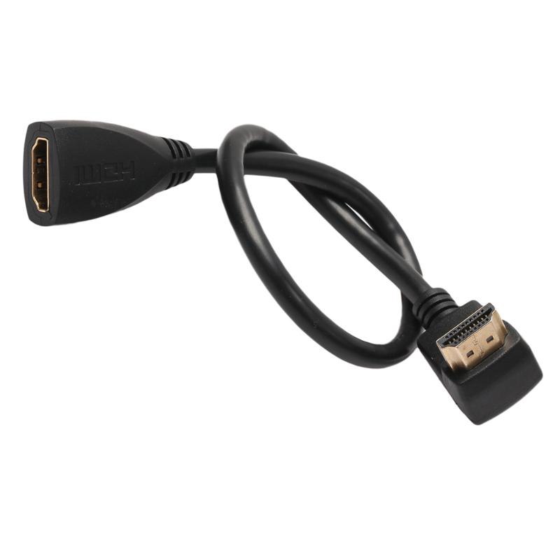 270 Degrees Angle 1080P HDMI Cable Male to HDMI Female Cable Adapter Converter Extender 1.4V for PS4 DVD JD TV HDMI Adopter - ebowsos