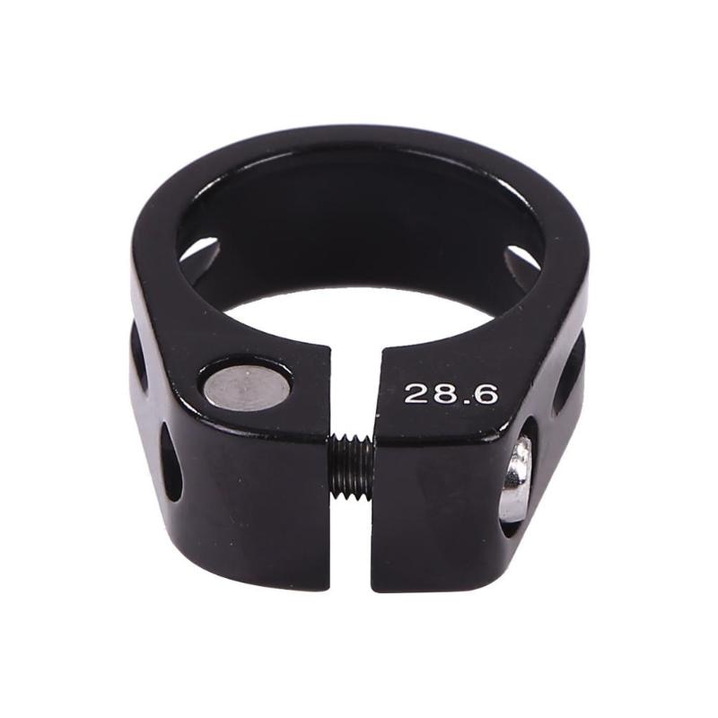 28.6/30mm Alloy MTB BMX Bike Seat Clamp Aluminium Quick Release Mountain Road Fixed Gear Bike Seatpost Clamp-ebowsos