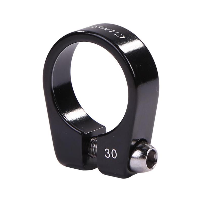 28.6/30mm Alloy MTB BMX Bike Seat Clamp Aluminium Quick Release Mountain Road Fixed Gear Bike Seatpost Clamp-ebowsos