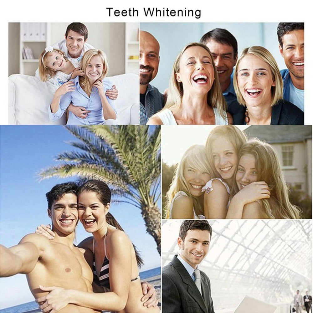 28Pc/14pairs 3D Professional Tooth Whitening Strip Advanced Teeth Bleaching Whiter Dental Set Oral Hygiene Care Teeth Whitening - ebowsos