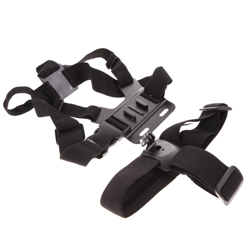 29in1 Pole Head Chest Mount Strap For GoPro Hero 3+ 4 Camera Accessories For GoPro Hero 2 3 3+ 4 / SJ 4000 5000 Camera Strap - ebowsos