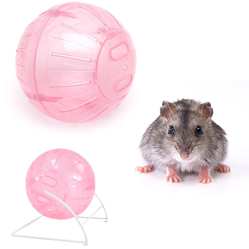 2PCS Hamster Ball Creative Hamster Exercise Rolling Balls Small Animal Toy Hamster Running Ball Toy Blue Red Pet Supplies-ebowsos
