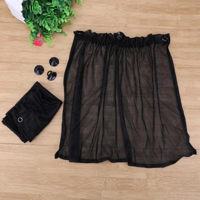 2Pcs 50*75 CM Universal Car Sun Shade Side Window Curtain Auto Interior UV Protection Mesh Fabric with Suction Cups Promotion - ebowsos