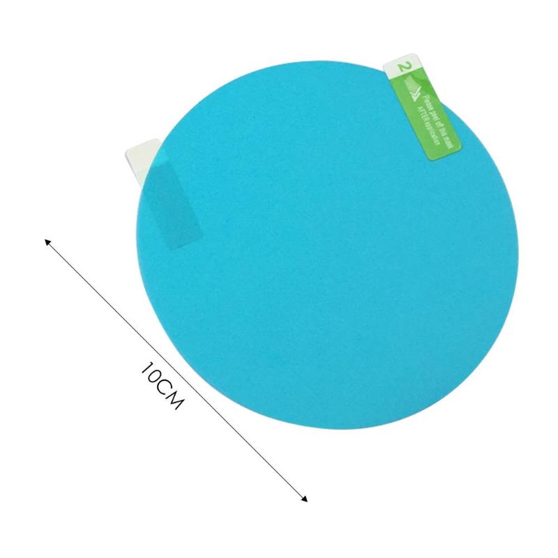 2Pcs Car Rearview Mirror Waterproof Film Motorcycle Auto Reversing Mirror Rainproof Anti Fog Anti Glare Membrane Stickers New - ebowsos