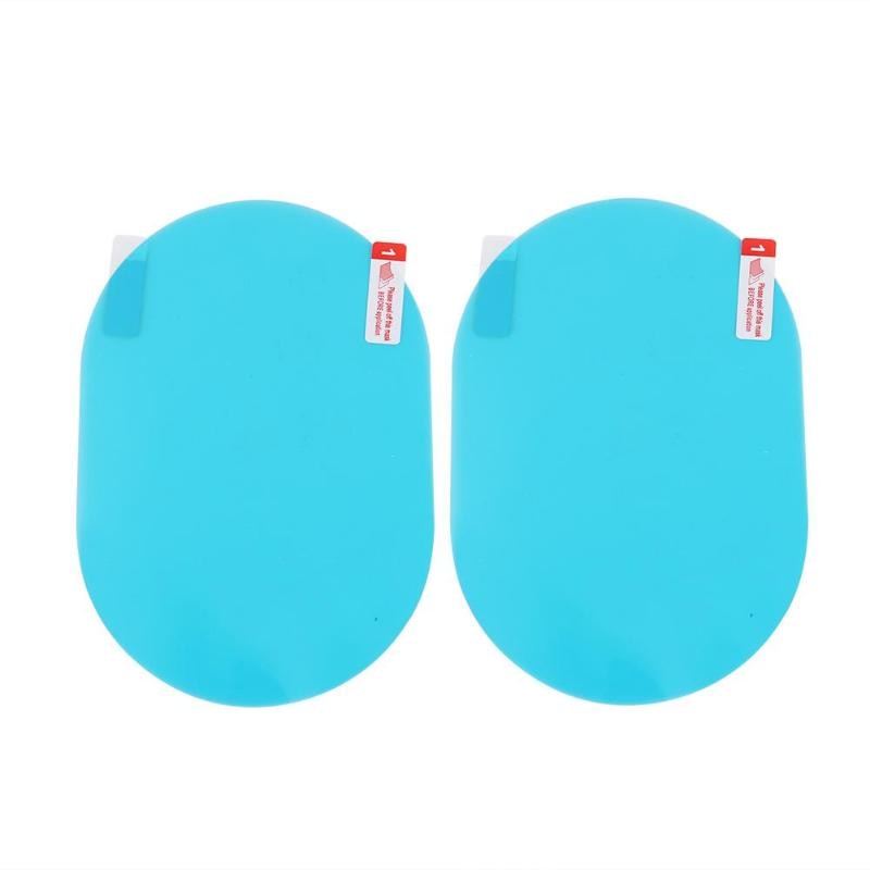 2Pcs Car Rearview Mirror Waterproof Film Motorcycle Auto Reversing Mirror Rainproof Anti Fog Anti Glare Membrane Stickers New - ebowsos