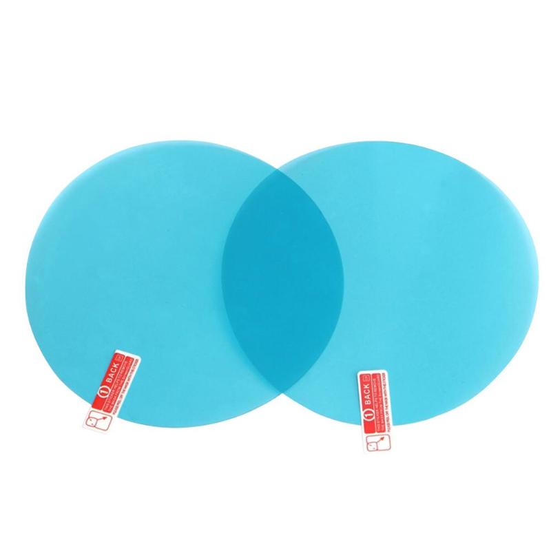 2Pcs Car Rearview Mirror Waterproof Film Motorcycle Auto Reversing Mirror Rainproof Anti Fog Anti Glare Membrane Stickers New - ebowsos