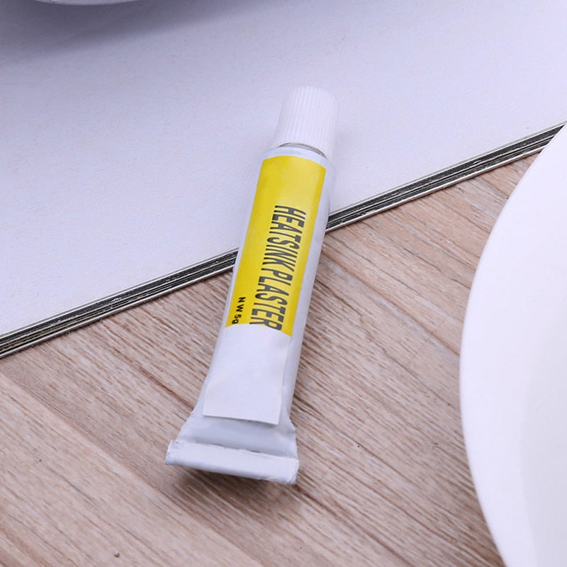 2Pcs Heatsink Plaster Thermal Silicone Adhesive Cooling Paste Strong Adhesive Compound Glue For Heat Sink Sticky High Quality - ebowsos