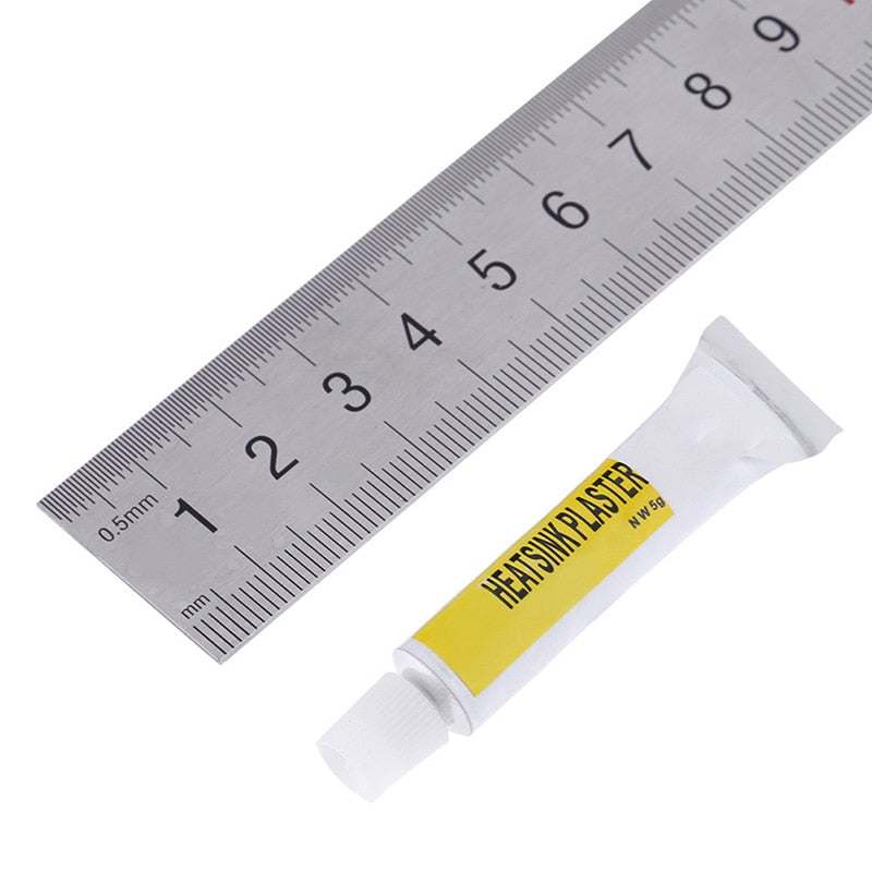 2Pcs Heatsink Plaster Thermal Silicone Adhesive Cooling Paste Strong Adhesive Compound Glue For Heat Sink Sticky High Quality - ebowsos