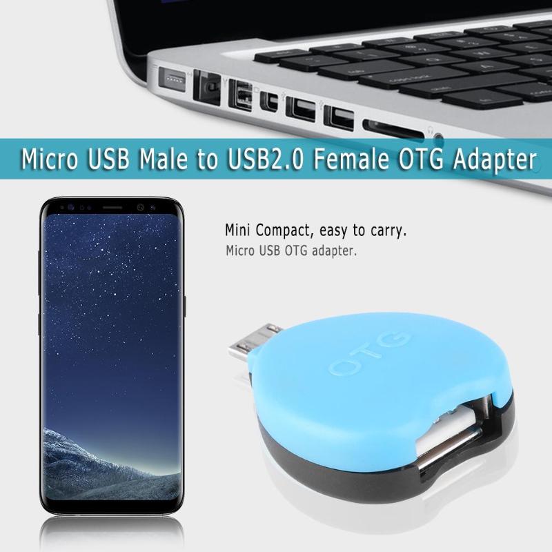 2Pcs Micro USB Male to USB 2.0 Adapter OTG Converter For Android Tablet Phone High Quality OTG Adapter New Arrival - ebowsos