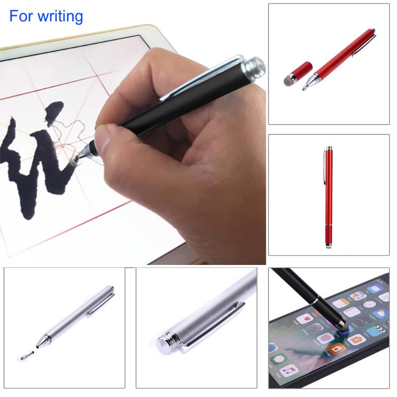 2in1 Capacitive Pen Touch Screen Drawing Pen Stylus with Conductive Touch Sucker Microfiber Touch Head for Tablet PC Smart Phone - ebowsos