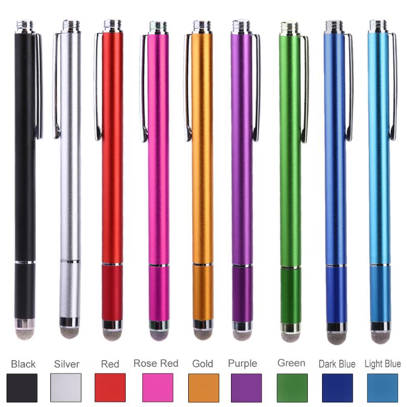 2in1 Capacitive Pen Touch Screen Drawing Pen Stylus with Conductive Touch Sucker Microfiber Touch Head for Tablet PC Smart Phone - ebowsos