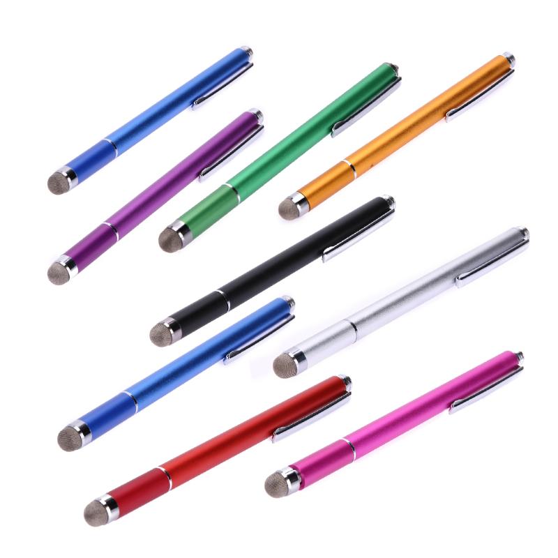 2in1 Capacitive Pen Touch Screen Drawing Pen Stylus with Conductive Touch Sucker Microfiber Touch Head for Tablet PC Smart Phone - ebowsos