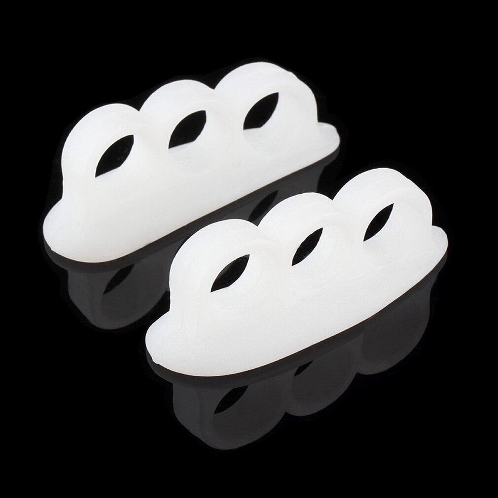 2pcs/1pair Gel Toe Separators Stretchers Alignment Overlapping Toes Hammer Orthopedic Cushion Feet Care Shoes Insoles corrector - ebowsos
