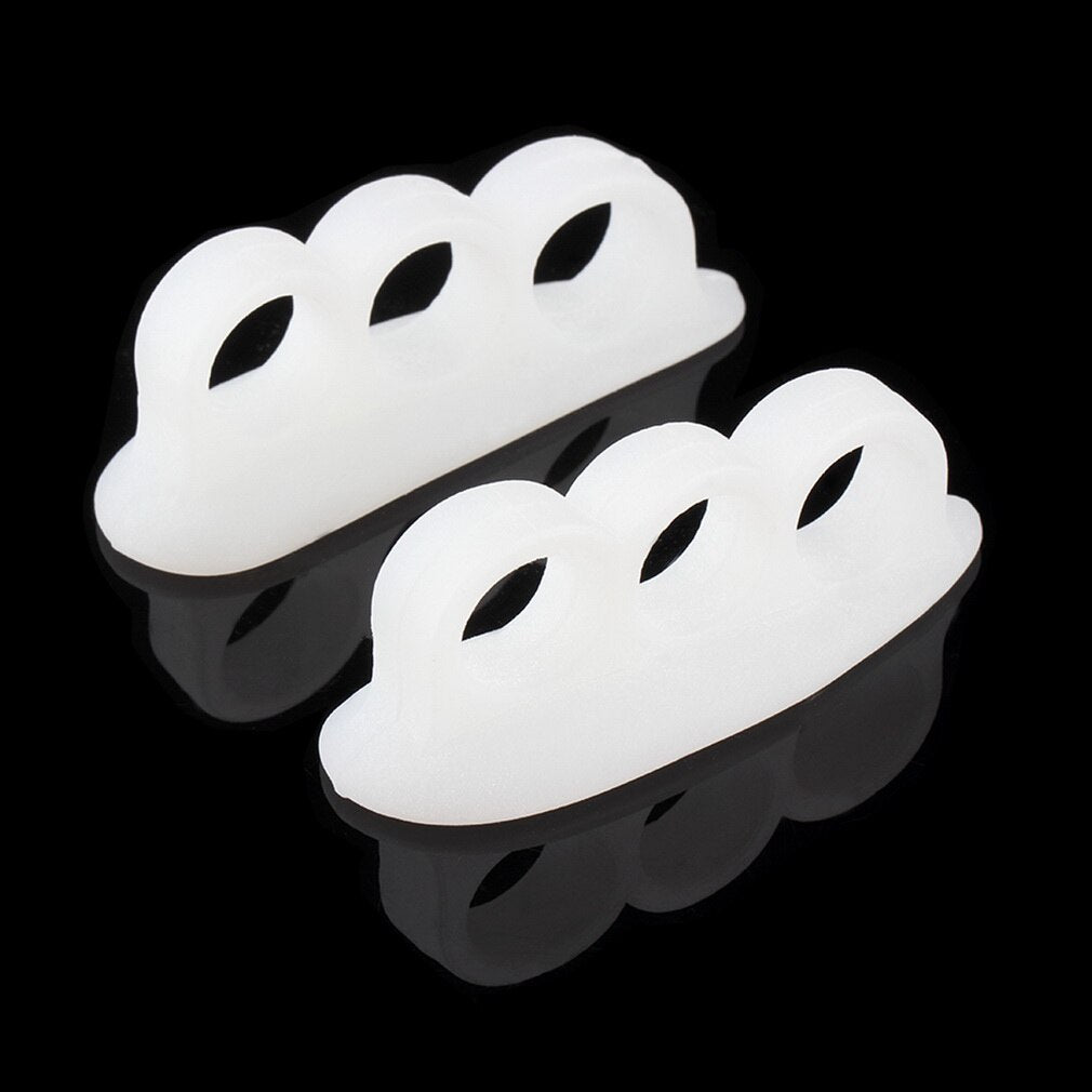 2pcs=1pair Gel Toe Separators Stretchers Alignment Overlapping Toes Orthotics Hammer Orthopedic Cushion Feet Care Shoes Insoles - ebowsos