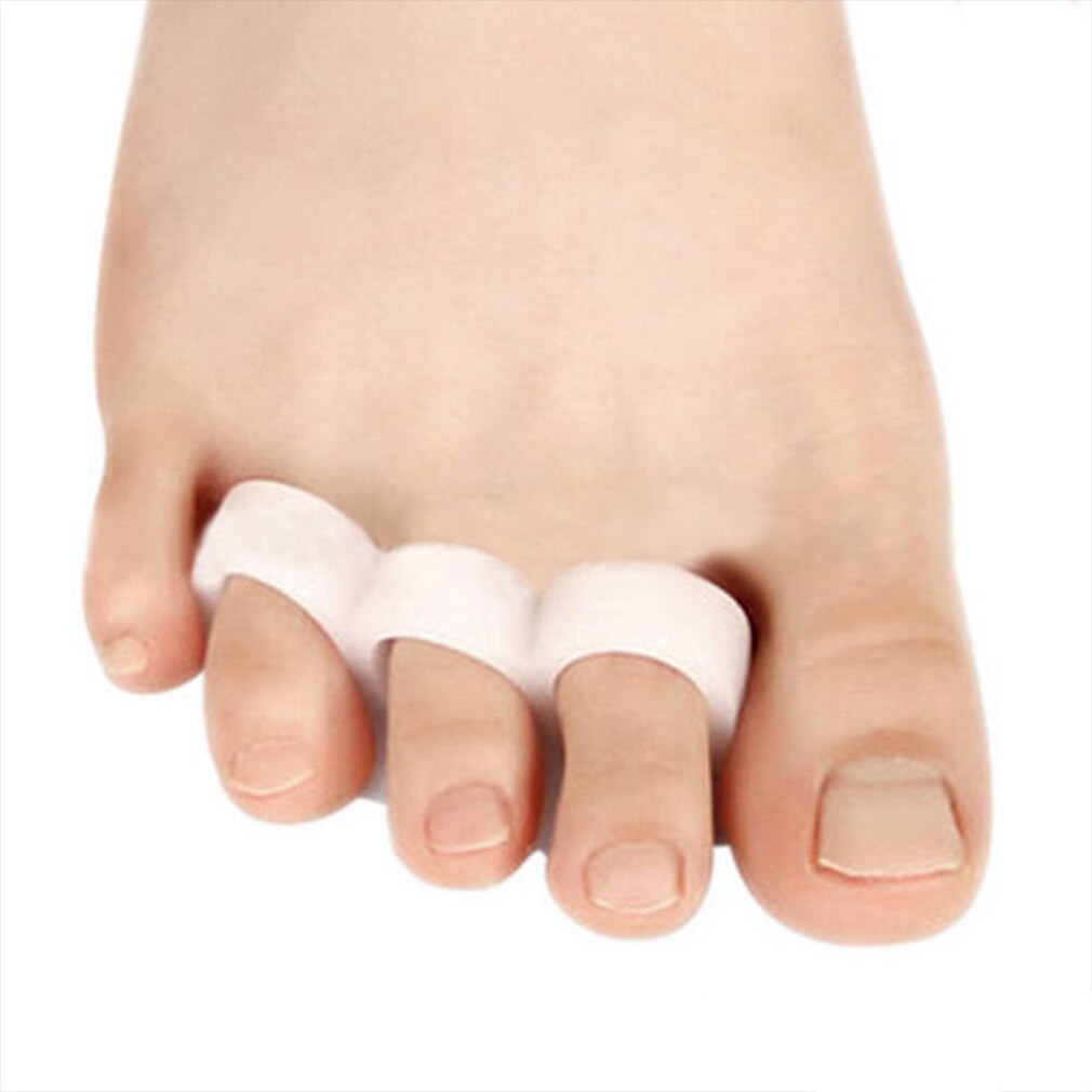 2pcs=1pair Gel Toe Separators Stretchers Alignment Overlapping Toes Orthotics Hammer Orthopedic Cushion Feet Care Shoes Insoles - ebowsos