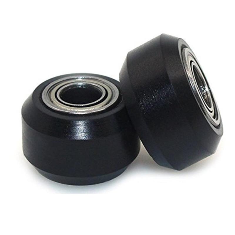 2pcs Bearing Wheels for Openbuilds Plastic Passive Round 105zz Bearing Idler Pulley Gear for Perlin Wheel for 3D Printer Parts - ebowsos