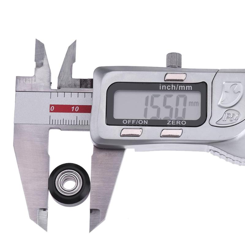 2pcs Bearing Wheels for Openbuilds Plastic Passive Round 105zz Bearing Idler Pulley Gear for Perlin Wheel for 3D Printer Parts - ebowsos