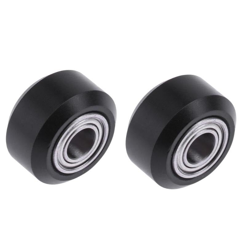 2pcs Bearing Wheels for Openbuilds Plastic Passive Round 105zz Bearing Idler Pulley Gear for Perlin Wheel for 3D Printer Parts - ebowsos