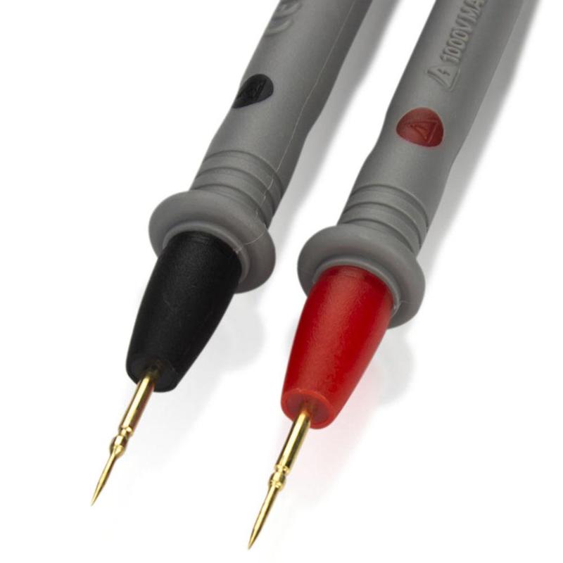 2pcs Universal Digital Multimeter Pen PensLead Probe Wire 1000V20A Ammeter Test Cord Practical Multi Meter Test Pen Gold Plating - ebowsos