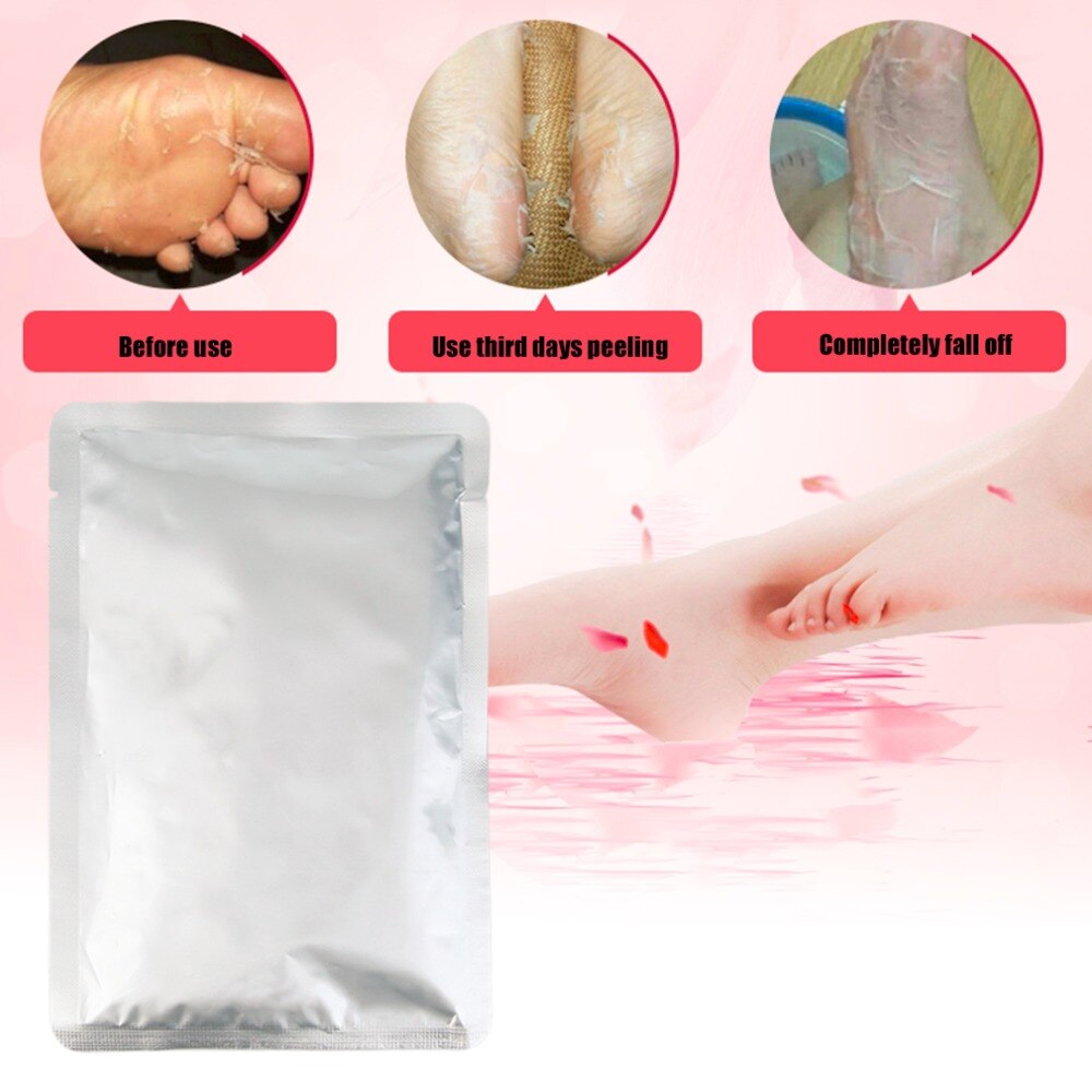 2pcs/pack Baby Foot Peeling Renewal Mask Cuticles Heel For Remove Dead Skin Excellent Feet Cleaning Foot Patch - ebowsos