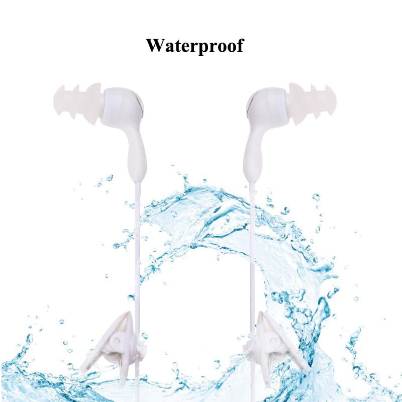 3.5mm Auriculares Earphone Professional Sports Stereo Waterproof Swimming Headsets Earbuds For iphone/Andorid phone - ebowsos