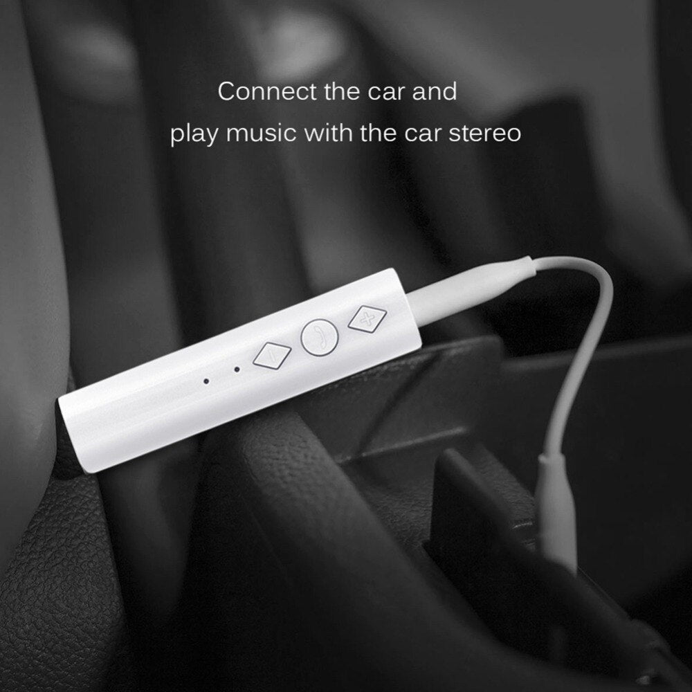 3.5mm Bluetooth Aux Audio Receiver Stereo Music Adapter Hands-free Bluetooth Car Kit for Speaker Headphone Stereo Charging Cable - ebowsos