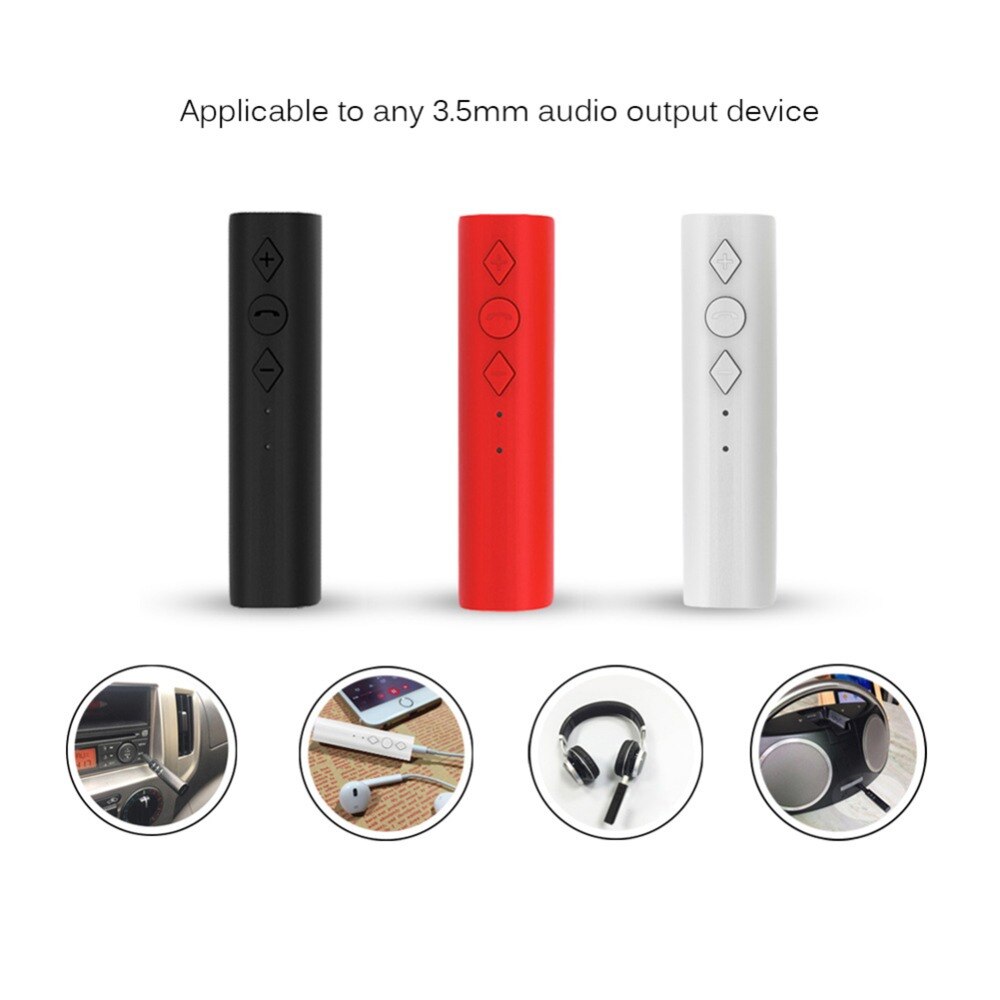 3.5mm Bluetooth Aux Audio Receiver Stereo Music Adapter Hands-free Bluetooth Car Kit for Speaker Headphone Stereo Charging Cable - ebowsos