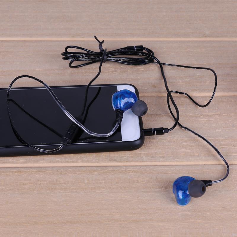 3.5mm HiFi Sport Earphone 1.2m Wired Stereo straight plug Earphone with Mic for Sumsung HTC LG Smartphone - ebowsos