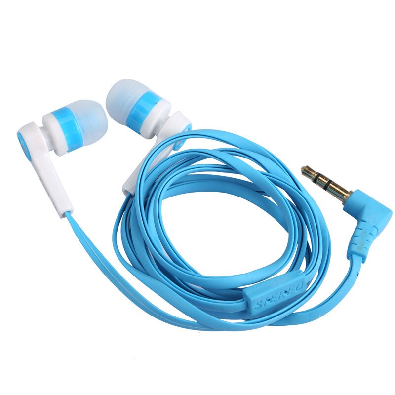 3.5mm In-Ear Earphone Symmetric Earphone Earbuds Flat Cable Versatile For iphone For Samsung Xiaomi Mobile Phone - ebowsos