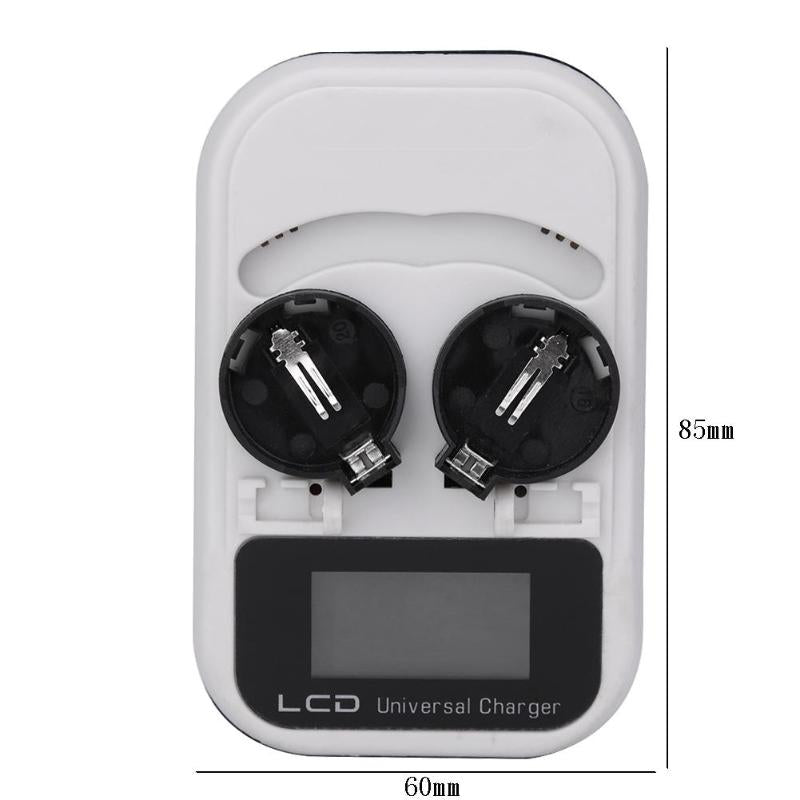 3.6V LCD EU Plug Button Battery Charger for Rechargeable LIR2016/LIR2025/LIR2032/ML2016/ML2025/ML2032 High Quality Charger New - ebowsos