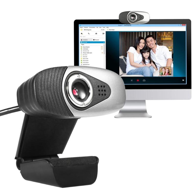 3 Color USB 2.0 Webcams 12MP HD Camera Web Cam Optical Lens 30 Degree Rotatable Built-in Microphone for Laptop and Desktop - ebowsos