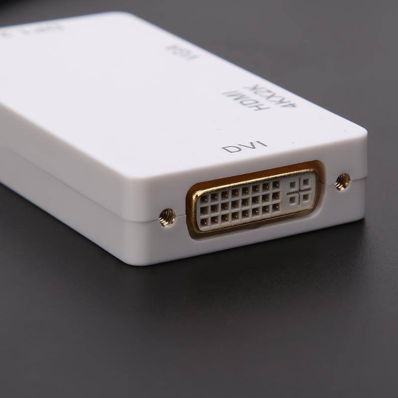 3 In1 Mini DisplayPort 1.2a to 4K*2K HDMI DVI and VGA Adapter  for MacBook Air/ MacBook Pro/Mac Mini desktops - ebowsos