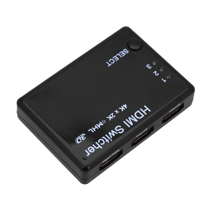 3 Port HDMI Switch Switcher HD 1080P 3 In 1 Out HDMI Splitter for XBOX 360 PS3 PS4 for HDTV Monitor Projector - ebowsos