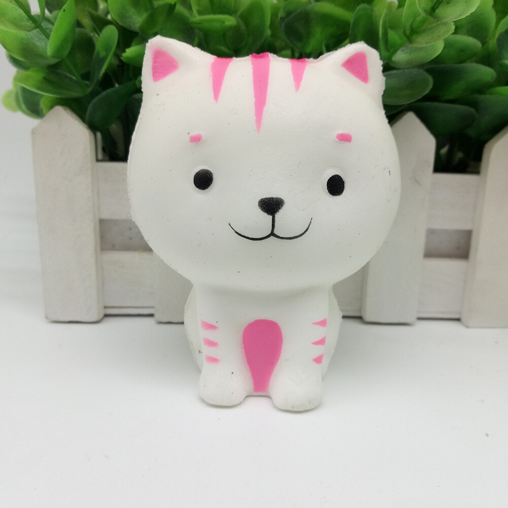 3 Styles Cartoon Cat Squeeze Toy Slow Rising Mobile Phone Straps Kitten Soft Squeeze Bread Charms Scented Adult Kid Squeeze Toy-ebowsos