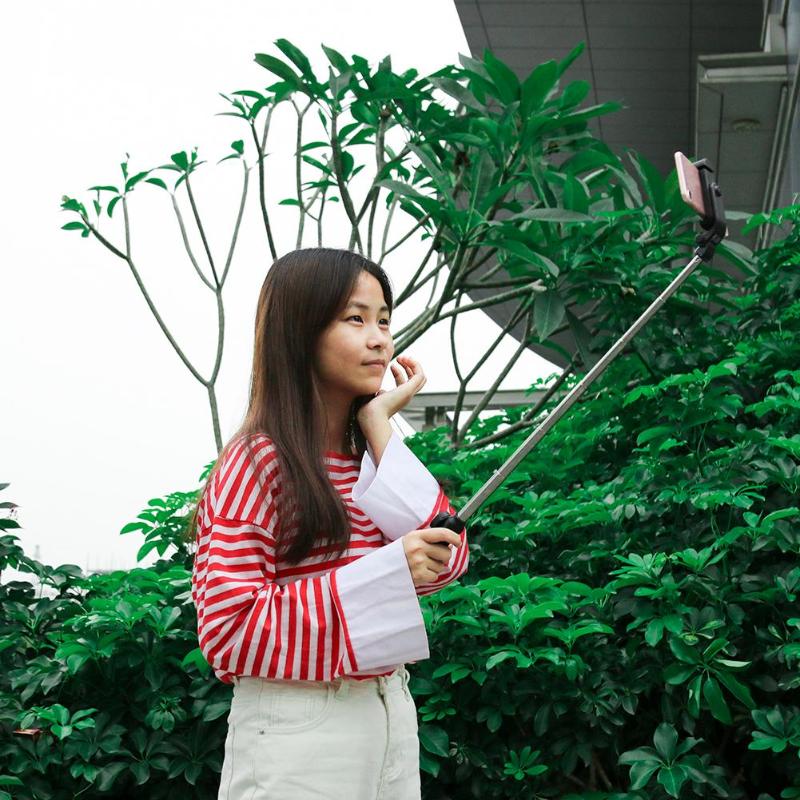 3 in 1 Foldable Teliscopic Selfie Stick Bluetooth Selfie Stick+Tripod+Bluetooth Shutter Remote Controller for Mobile Phone New - ebowsos