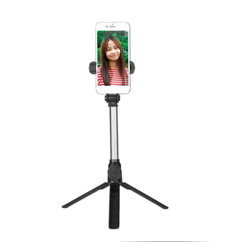 3 in 1 Foldable Teliscopic Selfie Stick Bluetooth Selfie Stick+Tripod+Bluetooth Shutter Remote Controller for Mobile Phone New - ebowsos