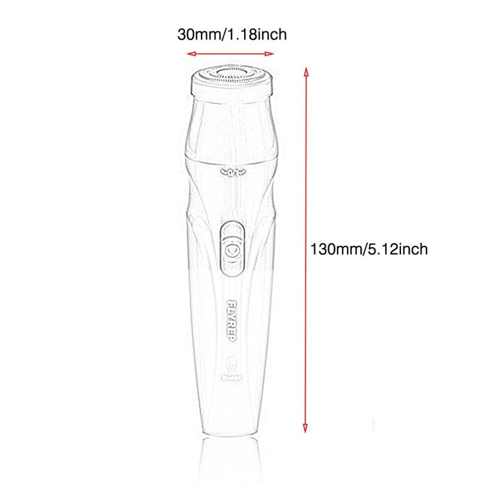 3-in-1 Multifunction Electric Beard Shaver USB Rechargeable Portable Mini Nose Ear Trimmer Razor For Travel Use - ebowsos