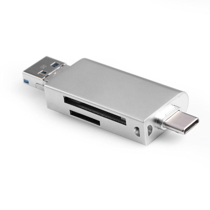 3 in 1 OTG Card Reader High Speed USB3.0+Type-C+Micro USB TF Memory Card Reader Flash Adapter High Quality USB 3.0 Card Reader - ebowsos