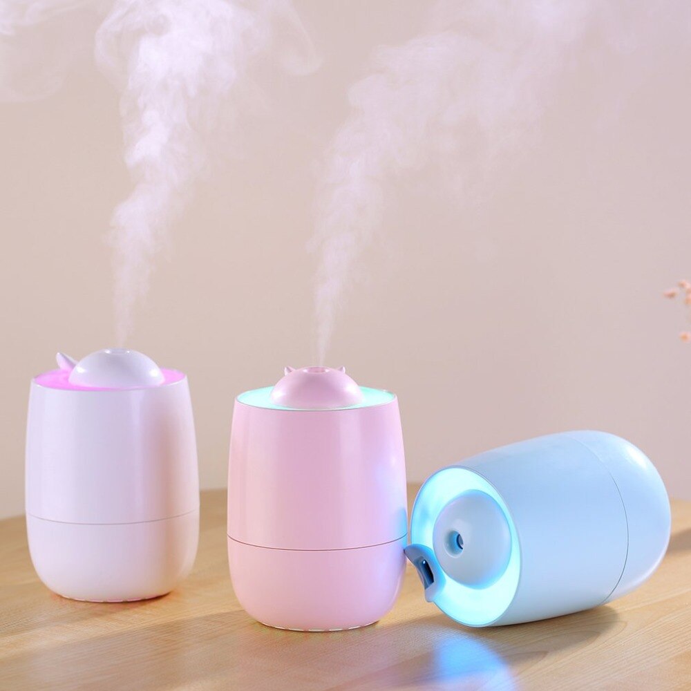 3 in 1 USB Air Humidifier Purifier 7 color Changing LED Aroma Atomizer aromatherapy machine Moisturizing Skin Care - ebowsos