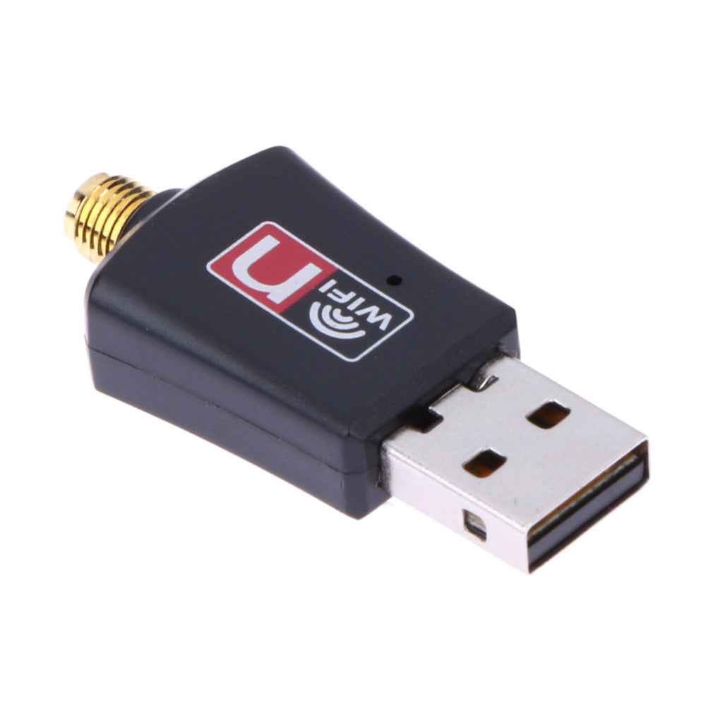 300Mbps USB 2.0 Mini WiFi Adapter 802.11n/g/b Wifi USB Wireless Network Card LAN Dongle Adapter 5dBi Antenna For Apple - ebowsos