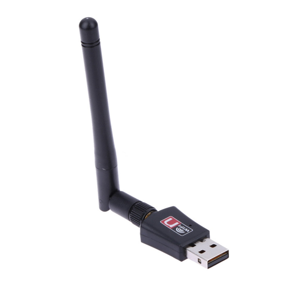 300Mbps USB 2.0 Mini WiFi Adapter 802.11n/g/b Wifi USB Wireless Network Card LAN Dongle Adapter 5dBi Antenna For Apple - ebowsos
