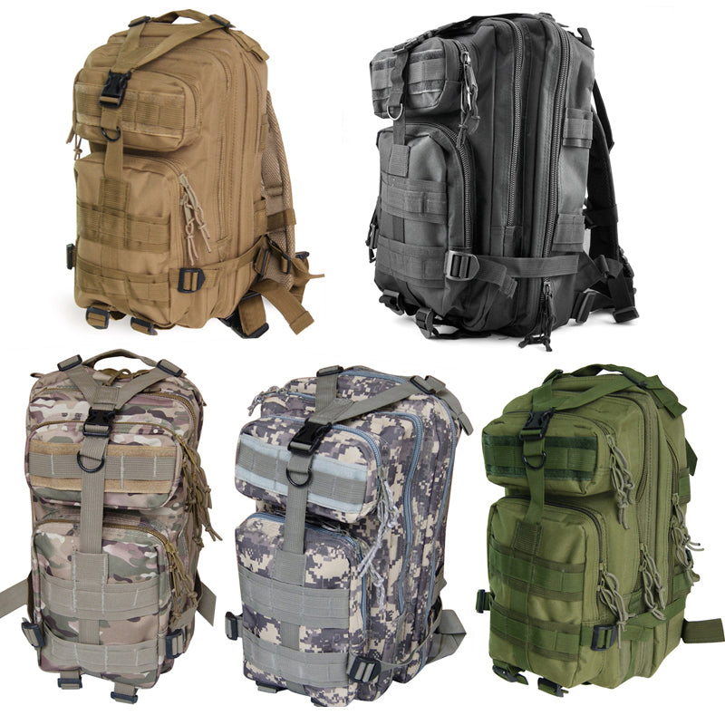 30L  Military Rucksacks Backpack Casual  Bag - Khaki - ebowsos