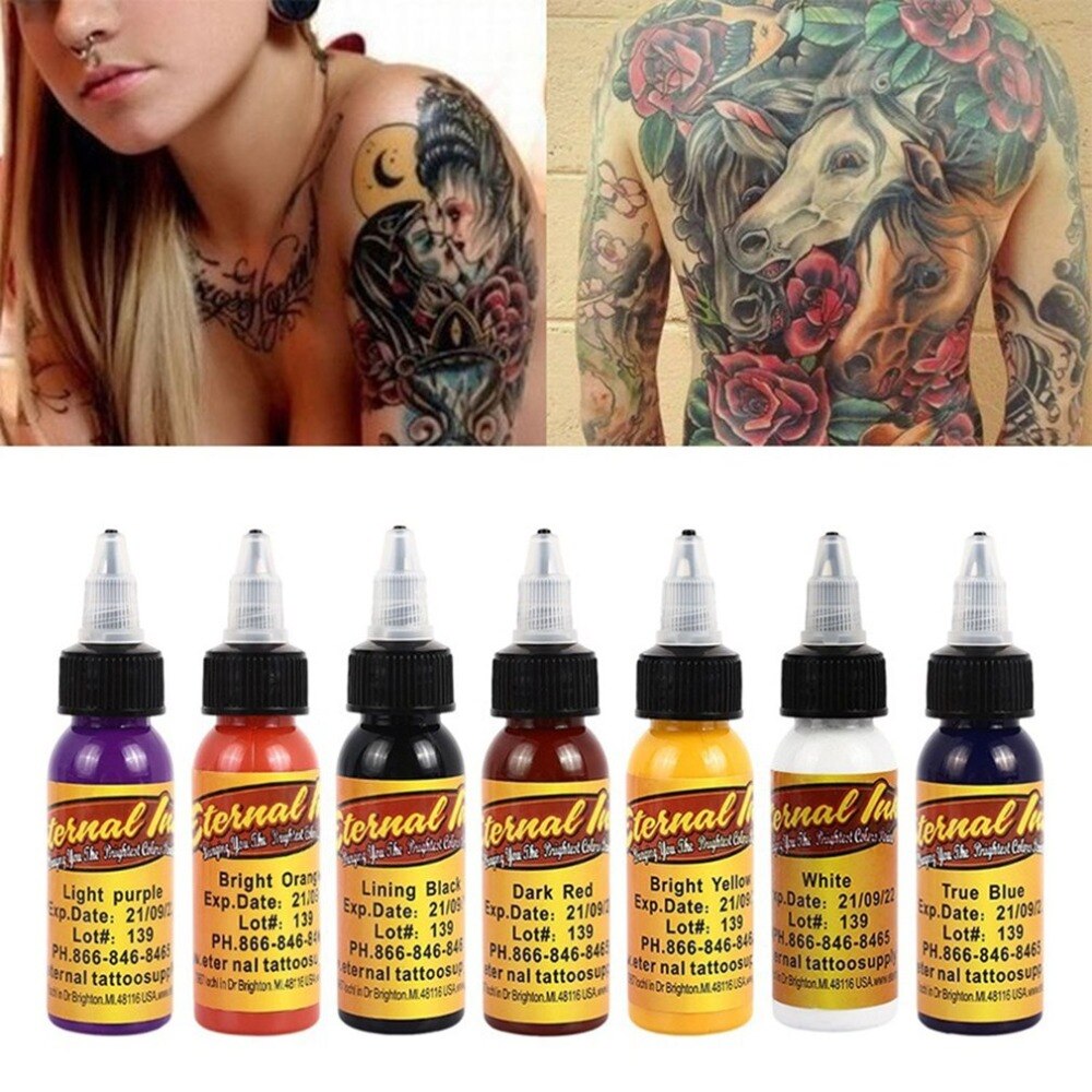 30ML Professional Fashion Draw Tattoo Pigment Tattoo Ointment Salon Personal Use Tattoo Ink Pigment Tools - ebowsos