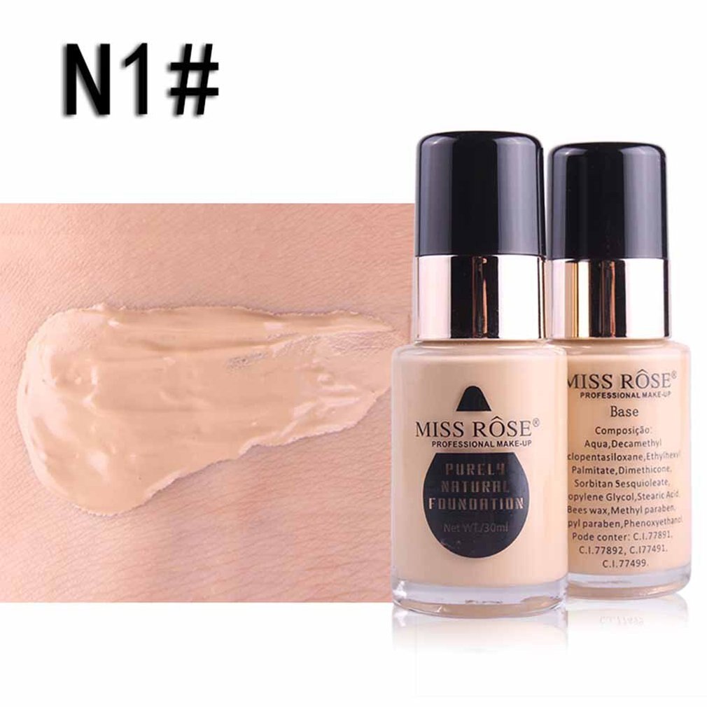 30ML Repair Nourish Makeup Foundation Base Liquid Cream Long Lasting Waterproof Moisturizer Face Concealer - ebowsos