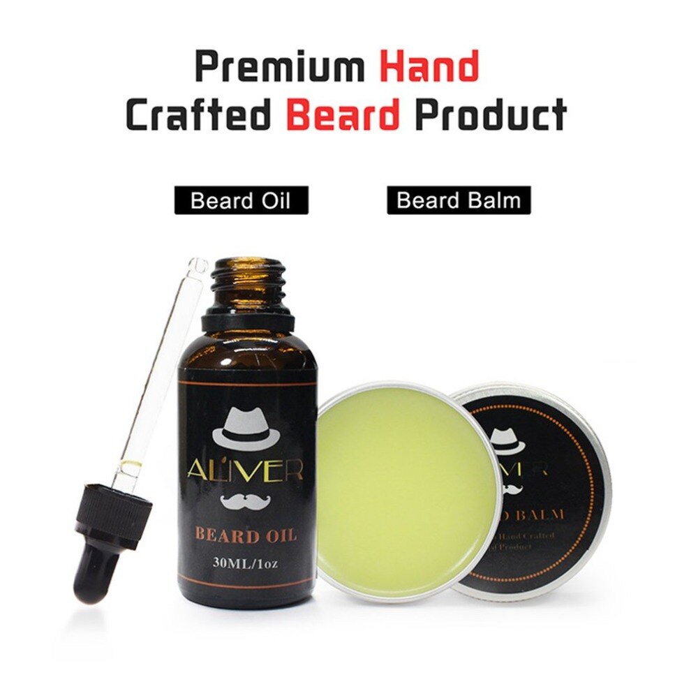30ml Natural Men Beard Oil For Styling Beeswax Moisturizing Smoothing Nourishing Gentlemen Men Beard Oil Beard Care - ebowsos