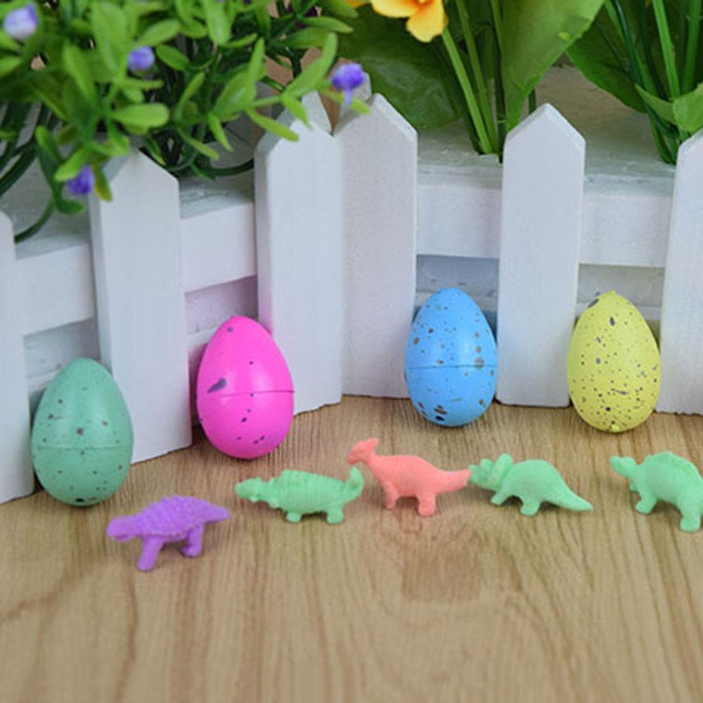 30pcs/lot Colorful Dinosaur Eggs Hatching Growing Dinosaur Baubles Add Water Grow Funny Toys Children Kid Gift Magic Egg-ebowsos